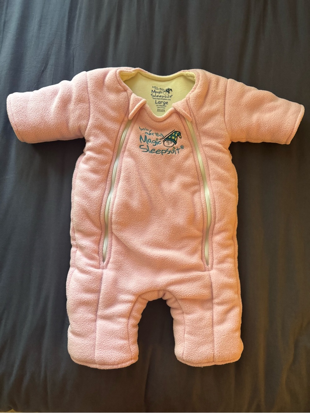 Magic Sleepsuit Pink Fleece One-Piece - Brand: Nested (Magic Sleepsuit)